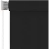 Lauko roletas, 225 (plotis) x 140 (aukštis) cm, juodos spalvos