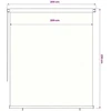Lauko roletas, 225 (plotis) x 230 (aukštis) cm, juodos spalvos