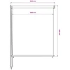 Lauko roletas, 245 (plotis) x 140 (aukštis) cm, smėlio spalvos