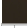 Lauko roletas, 245 (plotis) x 140 (aukštis) cm, rudos spalvos, HDPE