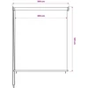 Lauko roletas, 305 (plotis) x 140 (aukštis) cm, baltos spalvos