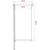 Lauko roletas, 65 (plotis) x 230 (aukštis) cm, smėlio spalvos