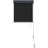 Lauko roletas, antracito spalvos, 60x250cm