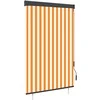 Lauko roletas, baltos ir oranžinės spalvų, 120x250cm