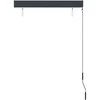 Lauko roletas, baltos ir oranžinės spalvų, 100x250cm