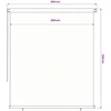 Lauko roletas, 225 (plotis) x 230 (aukštis) cm, juodos spalvos