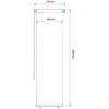 Lauko roletas, kreminės spalvos, 60x230cm, HDPE