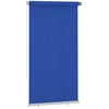 Lauko roletas, 125 (plotis) x 230 (aukštis) cm, mėlynos spalvos, HDPE