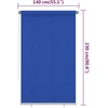 Lauko roletas, mėlynos spalvos, 140x230cm, HDPE
