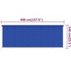 Lauko roletas, mėlynos spalvos, 400x140cm, HDPE