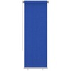 Lauko roletas, 85 (plotis) x 230 (aukštis) cm, mėlynos spalvos, HDPE