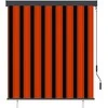 Lauko roletas, oranžinės ir rudos spalvų, 140x250cm