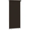 Lauko roletas, 105 (plotis) x 230 (aukštis) cm, rudos spalvos, HDPE
