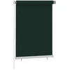 Lauko roletas, 105 (plotis) x 140 (aukštis) cm, tamsiai žalios spalvos, HDPE