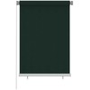 Lauko roletas, tamsiai žalios spalvos, 100x140cm, HDPE