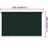 Lauko roletas, tamsiai žalios spalvos, 240x140cm, HDPE