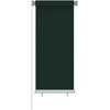 Lauko roletas, tamsiai žalios spalvos, 60x140cm, HDPE