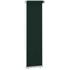 Lauko roletas, 65 (plotis) x 230 (aukštis) cm, tamsiai žalios spalvos, HDPE