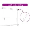 Roletas Antracito 200 x 250 cm Audinys ir aliuminis