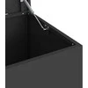 Lauko saugojimo dėžė Juoda 100 x 50,5 x 50 cm Plienas