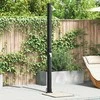 Lauko saulės dušas Juoda 217 cm PVC ir aliuminis