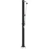 Lauko saulės dušas Juoda 217 cm PVC ir aliuminis