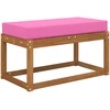 Lauko Sėdimosios Pagalvė 100% poliesteris Rožinė 80 x 40 x 8 cm