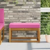 Lauko Sėdimosios Pagalvė 100% poliesteris Rožinė 80 x 40 x 8 cm