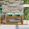 Lauko Sėdimosios Pagalvė Tropinės Lapai 80 x 40 x 8 cm