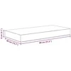 Lauko Sėdimosios Pagalvė Raudona 80 x 40 x 8 cm