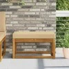 Lauko Sėdimosios Pagalvė Smėlio 80 x 40 x 8 cm 100% poliesteris
