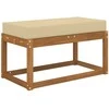 Lauko Sėdimosios Pagalvė Smėlio 80 x 40 x 8 cm 100% poliesteris