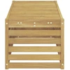 Lauko sėdynė suolelis Balta 115 x 43 x 37 cm