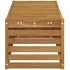 Lauko sėdynė suolelis Natūrali 115 x 43 x 37 cm