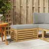 Lauko sėdynė suolelis su pagalve Balta 80 x 43 x 45 cm