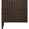 Lauko šiukšlių kibiras Ruda 40 x 40 x 80 cm poliratanas