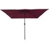 Sodo skėtis Bordo raudona 295 x 295 x 245 cm