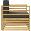 Lauko sofa Balta ir antracito