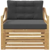 Lauko sofa Balta ir antracito