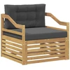 Lauko sofa Balta ir antracito