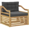Lauko sofa Balta ir antracito