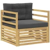 Lauko sofa Balta ir antracito