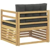 Lauko sofa Balta ir antracito