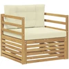 Lauko sofa Balta ir kreminė