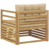 Lauko sofa Balta ir kreminė