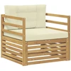 Lauko sofa Balta ir kreminė