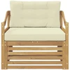 Lauko sofa Balta ir kreminė