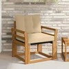 Lauko sofa Kietos akacijos mediena Natūrali