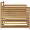 Lauko sofa Kietos akacijos mediena Balta