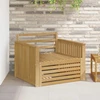 Lauko sofa Kietos akacijos mediena Balta